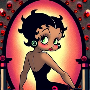 Betty Boop mirror