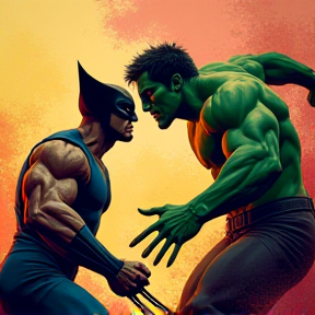 Wolverine vs Hulk