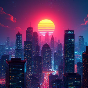 Neon Skies