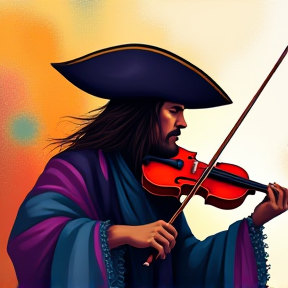 Pirate Violin Man