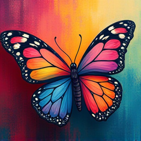 My Colored Butterfly