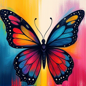 My Colored Butterfly