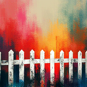 White picket fence