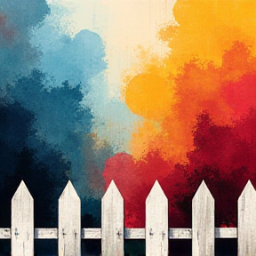 White picket fence