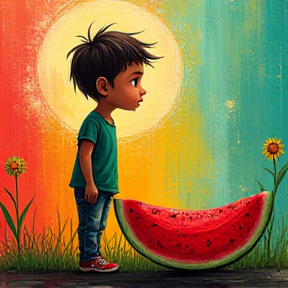 Calvin, the Little Watermelon Man