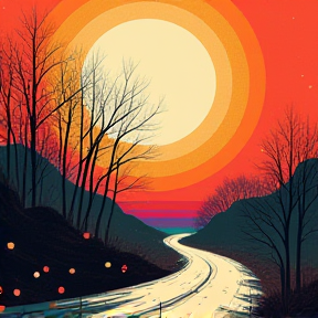 Starlit Road