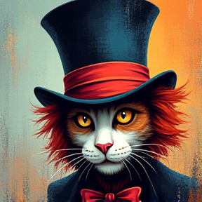 Mad Hatter and Cats