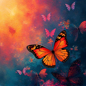 butterflies