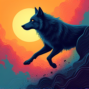 Running Wolf 