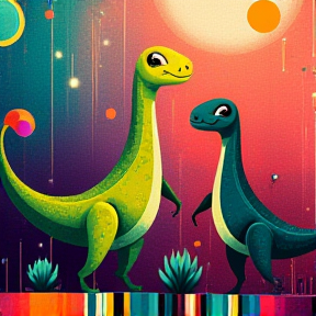  Dancing dinosaurs 