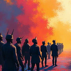 Title: March of the 13 Colonies