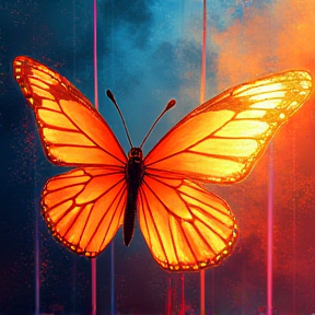 Butterfly in the Flames