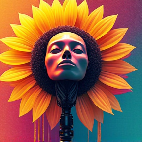 Sunflower robot 