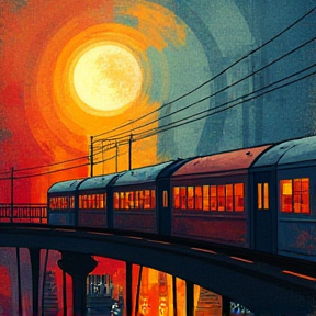 Train to the Moon