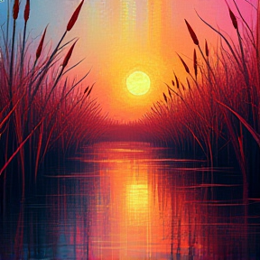 Flaming Marsh