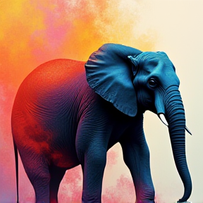 Dreamy elephant