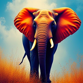 Dreamy elephant