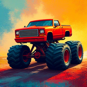 Georgie Lou the Monster Truck