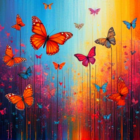 Its Audreys butterfly field