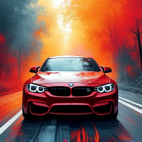 Jeton und Sein Roter BMW