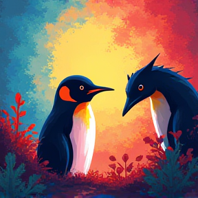 Penguin & Dragon Theme