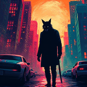 Werwolf in New York bei Nacht