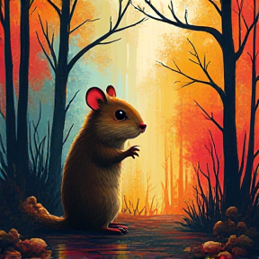 Hamster in the Woods