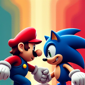 Mario vs Sonic rap battle