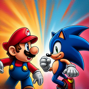 Mario vs Sonic rap battle