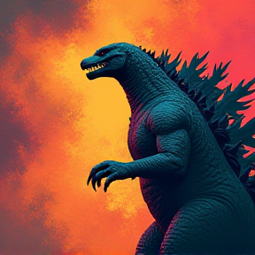 Godzilla Strikes the Red