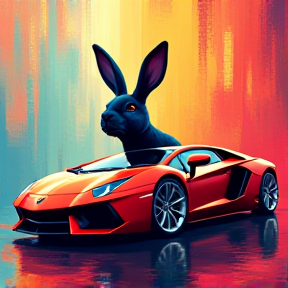 Wibbit in a Lambo