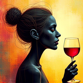 White Wine Lady