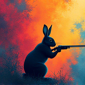 Le Lapin et le Chasseur