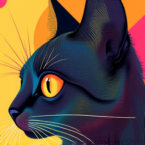 Le chat à un ulcère à l'oeil