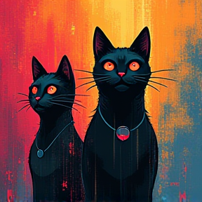 evil superhuman cats 