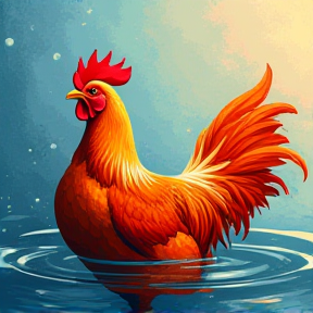 Chicken in Water