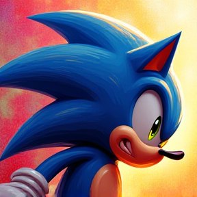 Sonic der Blaue