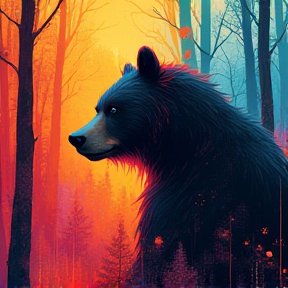 Bear in the Woods