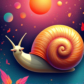 Snail's Journey in Space