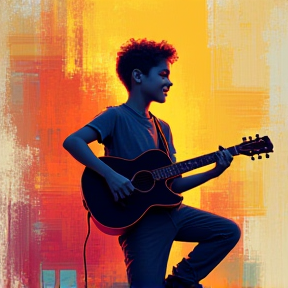 Boy with a Guitar