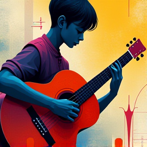 boy with a guitar