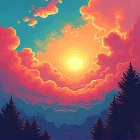 Pixel Sky