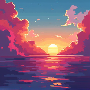 pixel sky