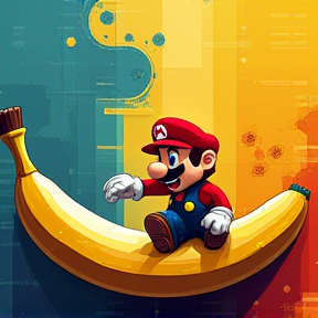 Mario Escorrega na Banana