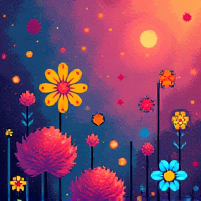 Pixel Flower Dream