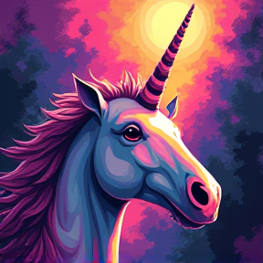 Pixelated Unicorn