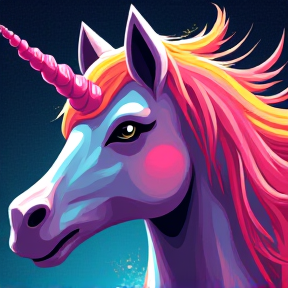 Pixelated Unicorn