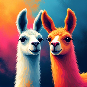 Three Llamas Dancing