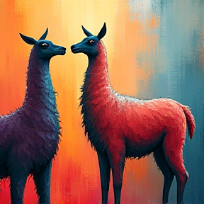 Three Llamas' Adventure