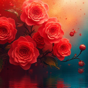 Red roses